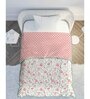 Pink Cotton Floral 120 GSM Reversible Single Bed Dohar