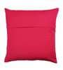 Pink Solid Cotton 16 x 16 Inches Cushion Covers (Set of 5)