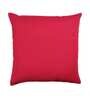Pink Solid Cotton 16 x 16 Inches Cushion Covers (Set of 2)