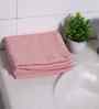Pink Cotton Solid 180 GSM Hand Towels (2 Pc)