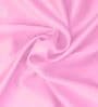 Pink Cotton Solid 210TC Plain Single Bedsheet with 1 Pillow Cover