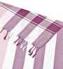 Pink Cotton Striped 225 GSM Bath Towels Pack of 2