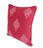 Pink Traditional Cotton 18 x 18 Inches Cushion Covers (Set of 2)