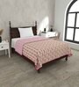 Pink Cotton Traditional 220 GSM Double Bed Dohar