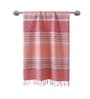 Pink Cotton Waffle Weave Bath Towel