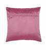 Pink Embroidered ( Set of 2 ) Cushion covers 16x16 Inch Alina decor