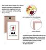 Pink Engineered Wood (Set of 3) Art Panels