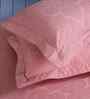 Pink Ethnic Motifs 300 TC Cotton King Size Bed Sheet with 2 Pillow Covers 24 Collection