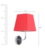 Mise Red Fabric Wall Sconces