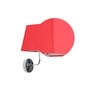 Mise Red Fabric Wall Sconces