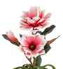 Pink Faux Leather Magnolia Serenade Arrangement Pot With Flower