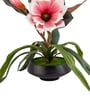 Pink Faux Leather Magnolia Serenade Arrangement Pot With Flower