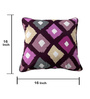 Pink Geometric 100% Cotton 16 x 16 Inches Cushion Cover