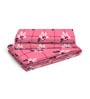 Pink Floral 104 TC Cotton Queen Sized Bed Sheets with 2 Pillow Covers