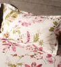 Pink Floral 144 TC 100% Cotton Single Bedsheet with 1 Pillow Cover