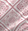 Pink Patterned 144 TC Cotton (Set of 4) Double Bed Bedding Sets