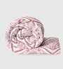 Pink Patterned 144 TC Cotton (Set of 4) Double Bed Bedding Sets