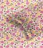 Pink Floral 144 TC Cotton Queen Sized Double Bedsheet with 2 Pillow Covers Blossom Breeze Collection
