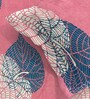 Pink Floral 144 TC Glace Cotton Queen Sized Double Bedsheet with 2 Pillow Covers