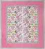Pink Floral 180 TC Cotton  King Sized Bedsheet with 2 Pillow Covers