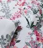 Pink Cotton Floral 180 TC King Size Bedsheet with 2 Pillow Covers