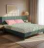 Pink Floral 200 TC Microfiber King Sized Bedsheet with 2 Pillow Covers