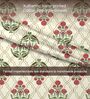 Pink Floral 240 TC Cotton Double Bedsheet with 2 Pillow Covers
