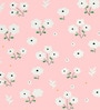 Pink Floral 260 Tc Polycotton King Fitted Bedsheet With 2 Pillow Covers