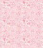 Pink Floral 260 Tc Polycotton King Fitted Bedsheet With 2 Pillow Covers