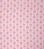 Pink Floral 280 TC Microfibre Fitted King Bedsheet 2 Pillow Covers
