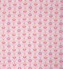 Pink Floral 280 TC Microfibre Fitted Single Bedsheet 1 Pillow Cover