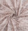 Pink Floral 390 TC Cotton Double Queen Bedsheet With 2 Pillow Covers