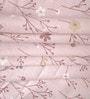 Pink Floral 400 Tc Cotton Queen Size Bedsheet With 2 Pillow Covers
