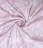 Pink Floral 400 TC Cotton Queen Size Fitted Bedsheet With 2 Pillow Covers