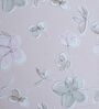 Pink Floral 400 TC Cotton Queen Size Fitted Bedsheet With 2 Pillow Covers
