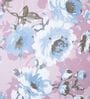 Pink Floral 400 TC Cotton Superking Size Bedsheet With 2 Pillow Covers Threads Nature Collection