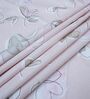 Pink Floral 400 TC Cotton Superking Size Fitted Bedsheet With 2 Pillow Covers