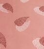 Pink Floral 600TC Cotton Super King Sized Double Bedsheet with 2 Embroidery Pillow Covers