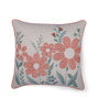 Pink Floral Cotton Hand Crafted Cushion Covers