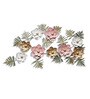 Floral Metal Wall Art In Multicolour