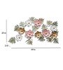Floral Metal Wall Art In Multicolour