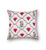 Pink Florals Poly Cotton 16 x 16 Inches Cushion Covers (Set of 5)