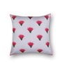 Pink Florals Poly Cotton 16 x 16 Inches Cushion Covers (Set of 5)