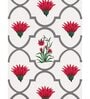 Pink Florals Poly Cotton 16 x 16 Inches Cushion Covers (Set of 5)