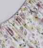 Pink Floral Print 300 TC Cotton Double Bed Fitted Sheet with 2 Pillow Case Sensory Bloom Collection
