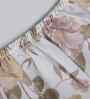 Pink Floral Print 300 TC Cotton Double Bed Fitted Sheet with 2 Pillow Case Sensory Bloom Collection