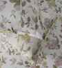 Pink Floral Print 300 TC Cotton Double Bed Sheet with 2 Pillow Covers Sensory Bloom Collection