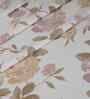 Pink Floral Print 300 TC Cotton Double Bed Sheet with 2 Pillow Covers Sensory Bloom Collection