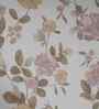 Pink Floral Print 300 TC Cotton King Size Bed Sheet with 2 Pillow Covers Sensory Bloom Collection