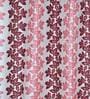 Pink Floral Polyester 9Ft Semisheer Eyelet Door Curtains (Set Of 2)